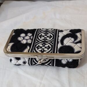 Vera Bradley Black and White Patterned Clutch